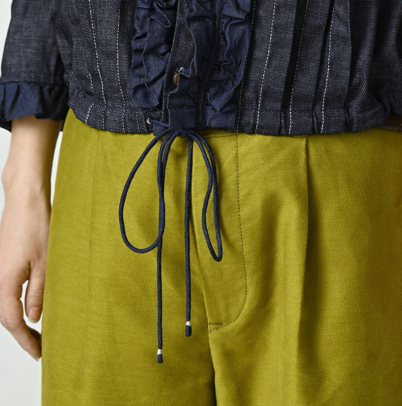45R 45 Petit Denim Frill Tallulah Blouse Nou - Image 8