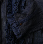45R 45 Petit Denim Frill Tallulah Blouse Nou