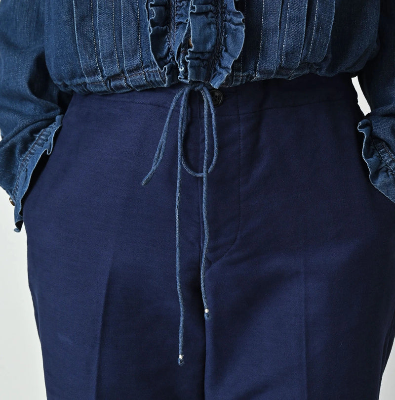 45R 45 Petit Denim Frill Tallulah Blouse Distressed - Image 9