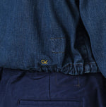45R 45 Petit Denim Frill Tallulah Blouse Distressed