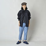 45R 45 Petit Denim Bow Tie Coupe Shirt Nou