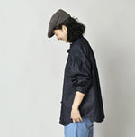 45R 45 Petit Denim Bow Tie Coupe Shirt Nou