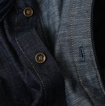 45R 45 Petit Denim Bow Tie Coupe Shirt Nou