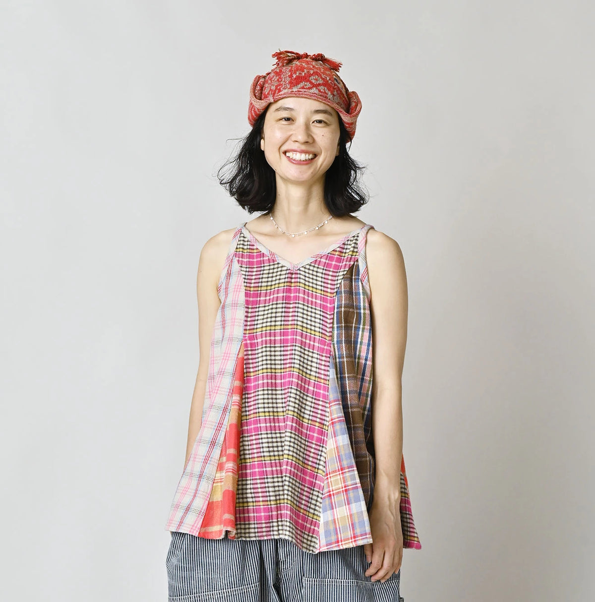 45R Treasure Patchwork Umbrella Camisole