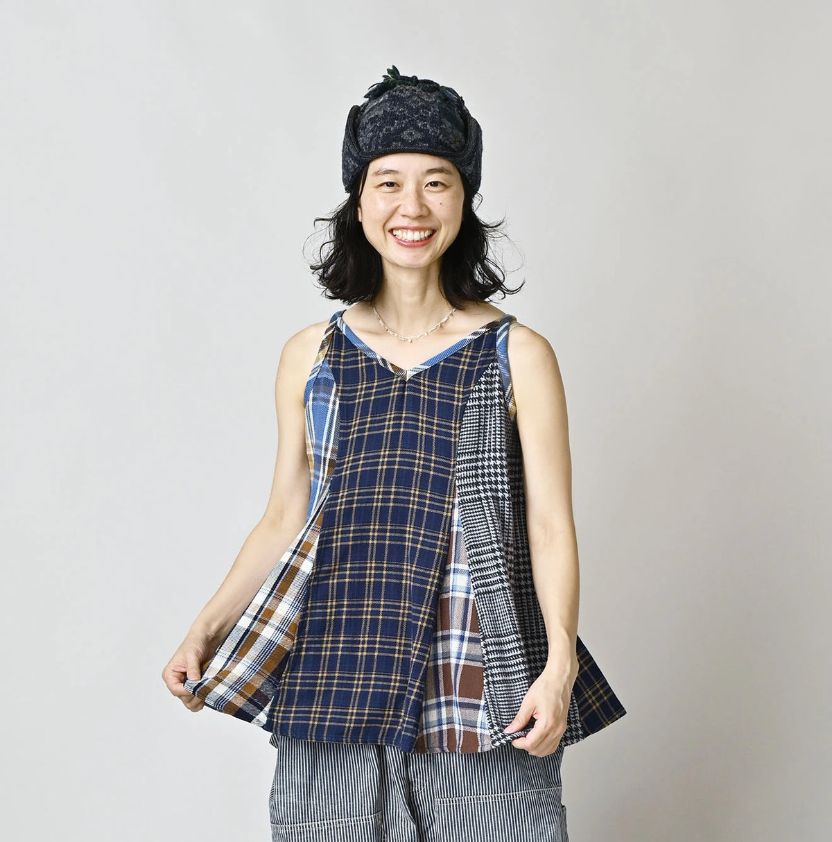 45R Treasure Patchwork Umbrella Camisole