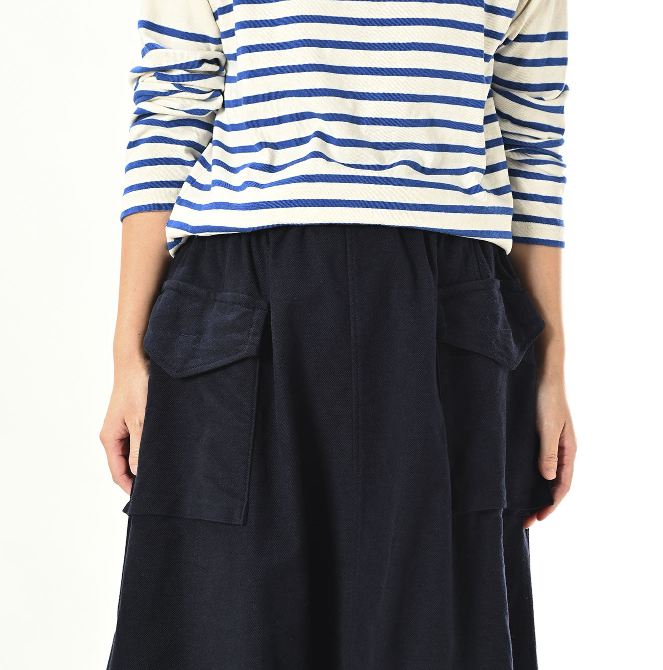 45R Mole Serge Stretch Sail Skirt