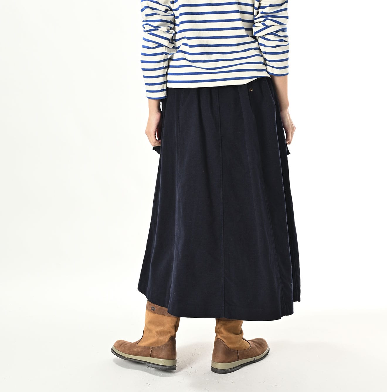 45R Mole Serge Stretch Sail Skirt