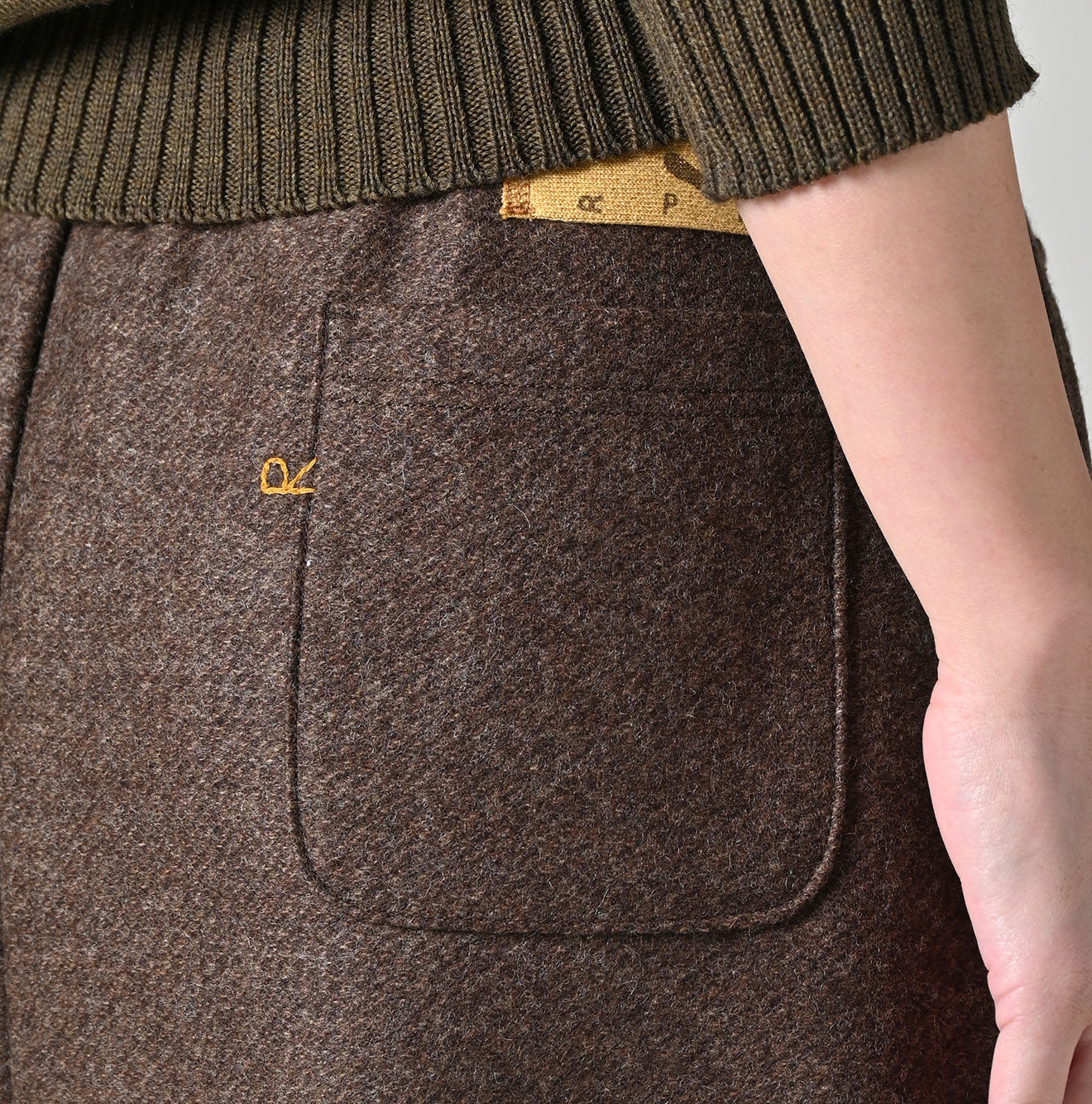 45R Jersey Flannel Skirt