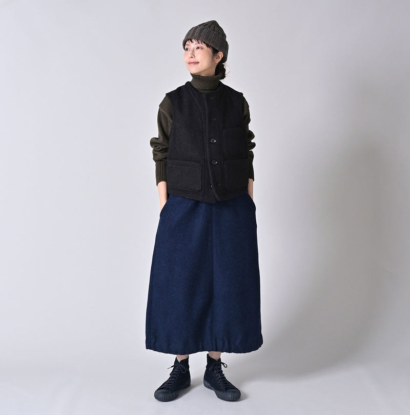 Jersey Flannel Skirt