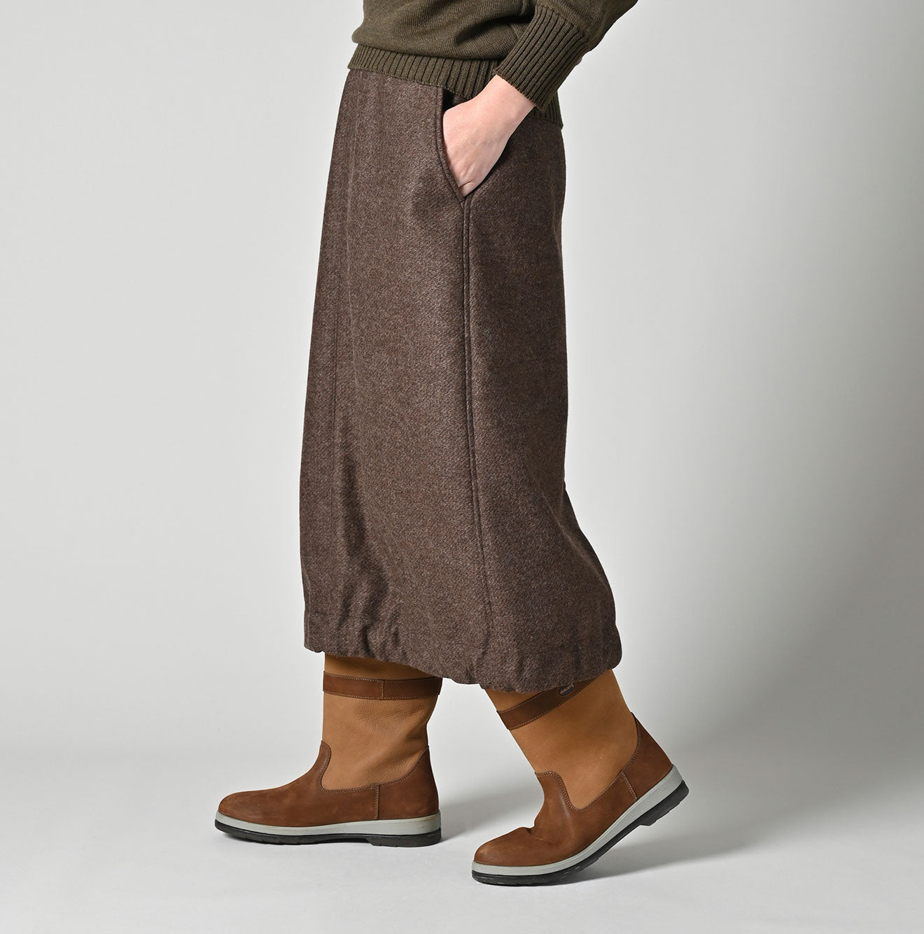45R Jersey Flannel Skirt