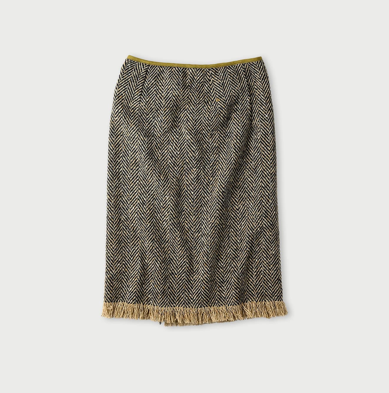 45R Donegal Tweed Wrap Skirt - Image 9