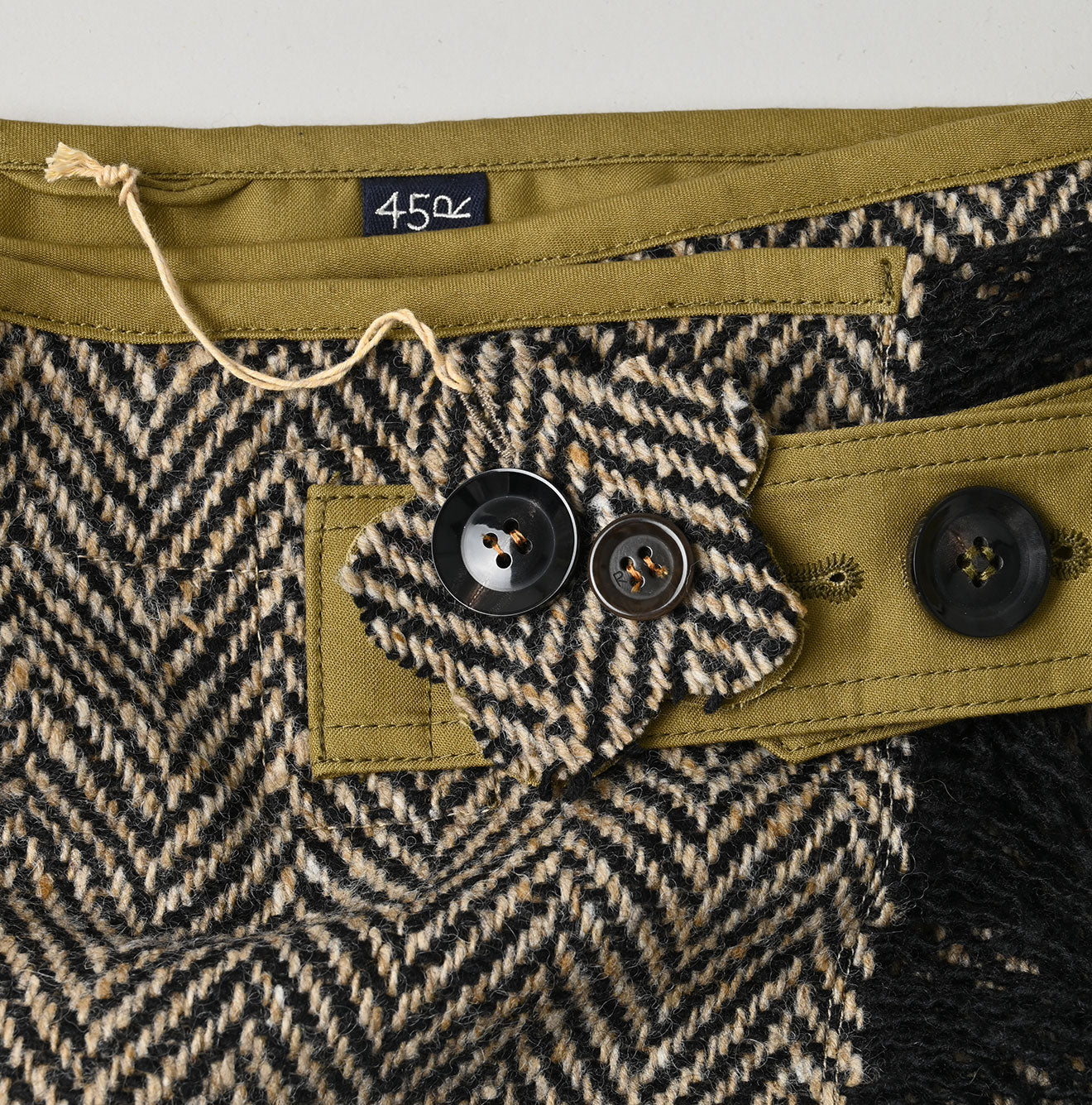 45R Donegal Tweed Wrap Skirt