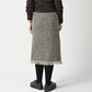 45R Donegal Tweed Wrap Skirt