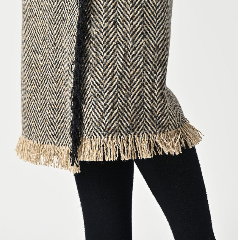 45R Donegal Tweed Wrap Skirt - Image 7