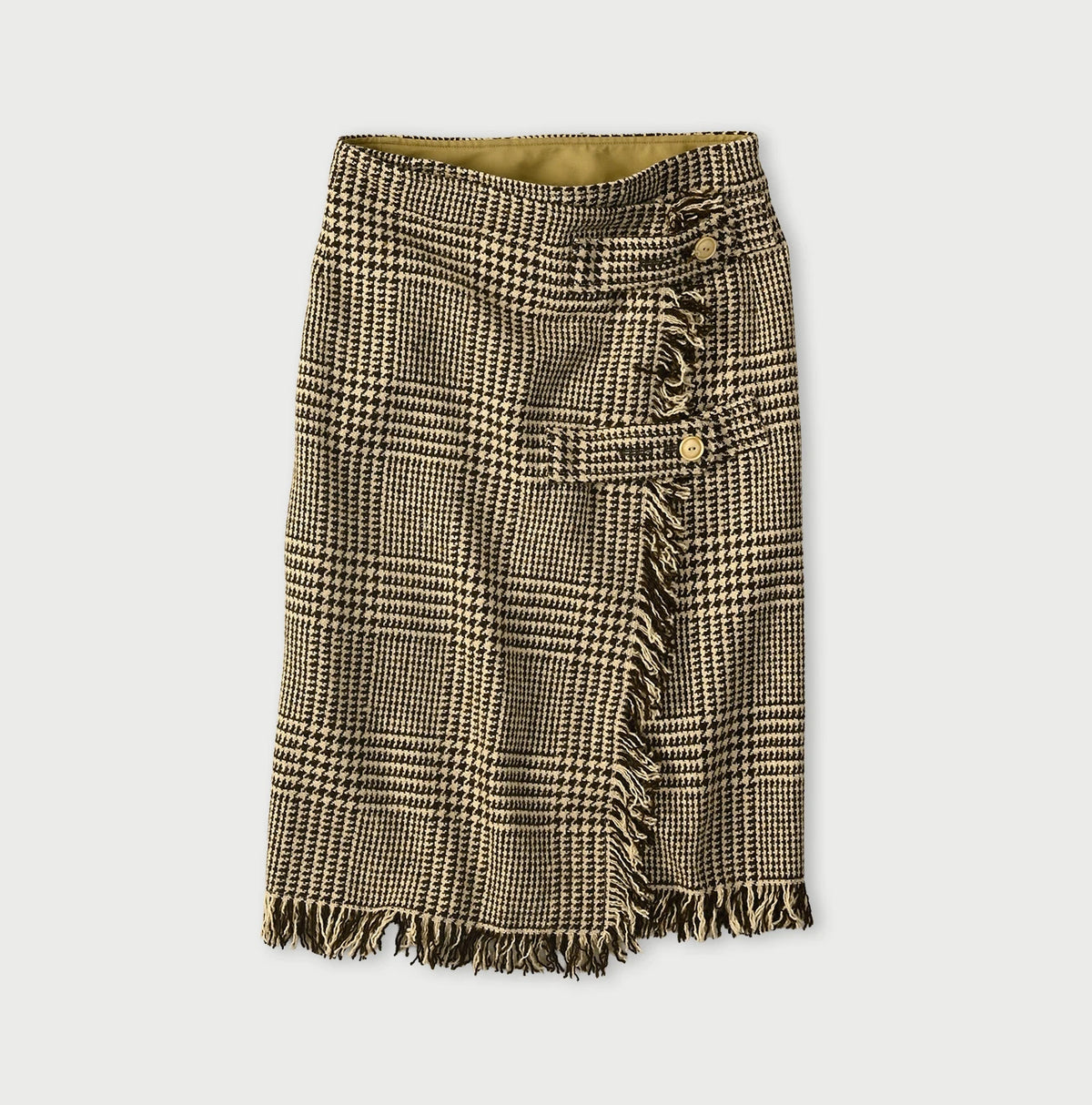 45R Donegal Tweed Wrap Skirt - Image 2