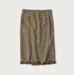 45R Donegal Tweed Wrap Skirt