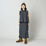 45R Donegal Tweed Wrap Skirt