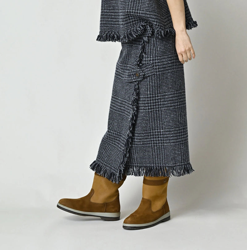 45R Donegal Tweed Wrap Skirt - Image 6