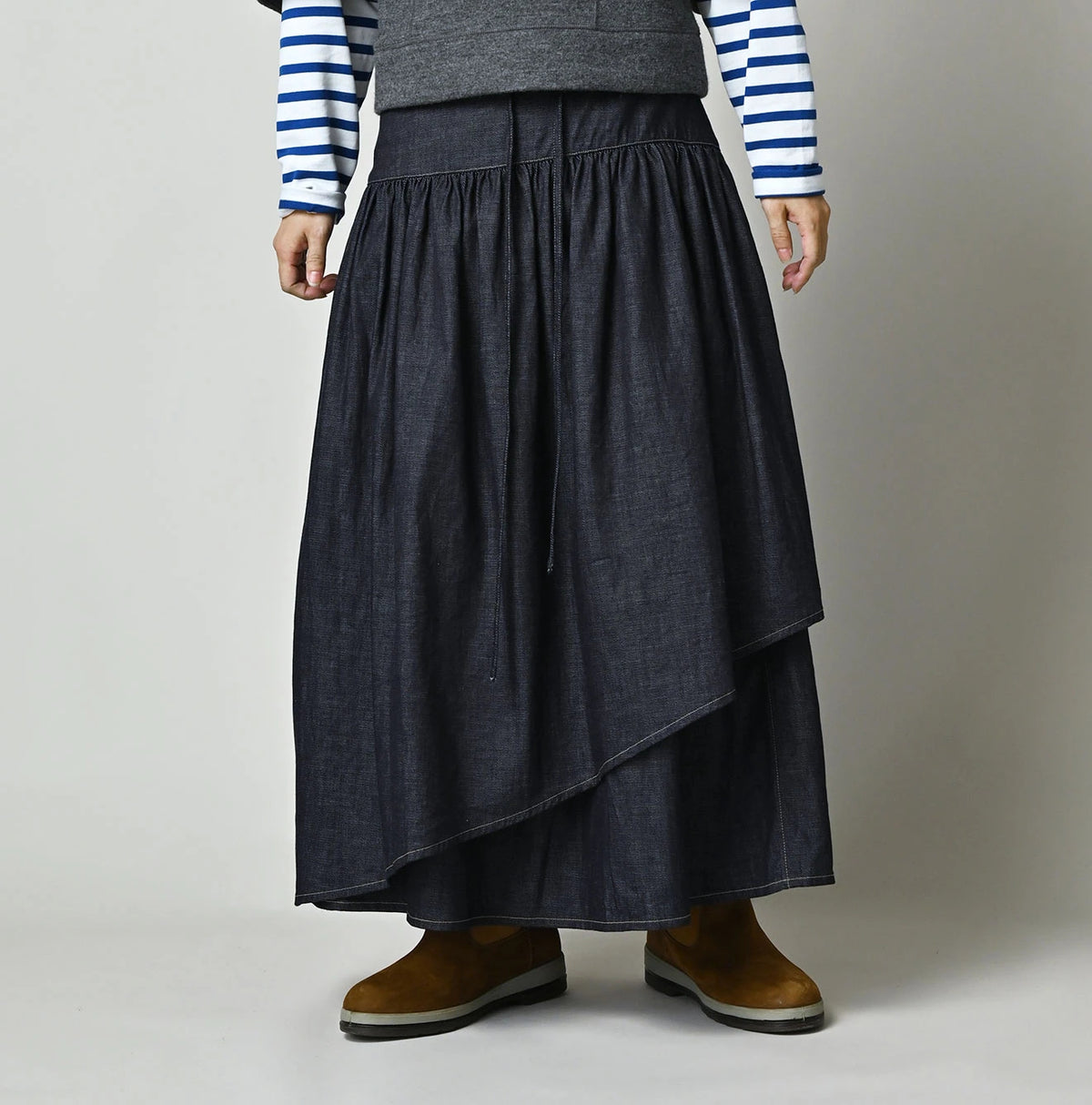 45R 45 Petit Denim Multi Skirt Nou