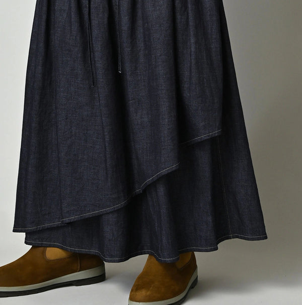 45R 45 Petit Denim Multi Skirt Nou