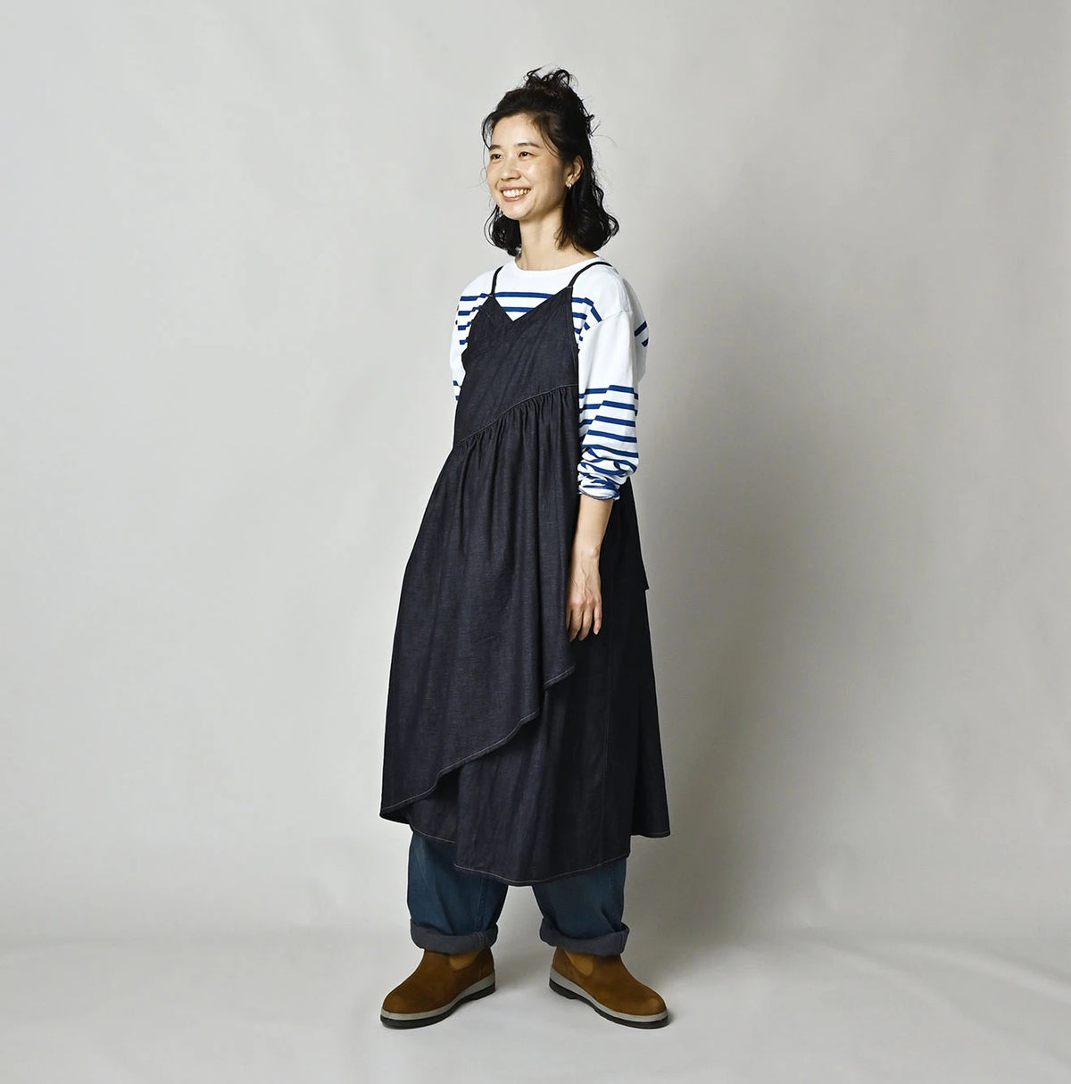 45R 45 Petit Denim Multi Skirt Nou