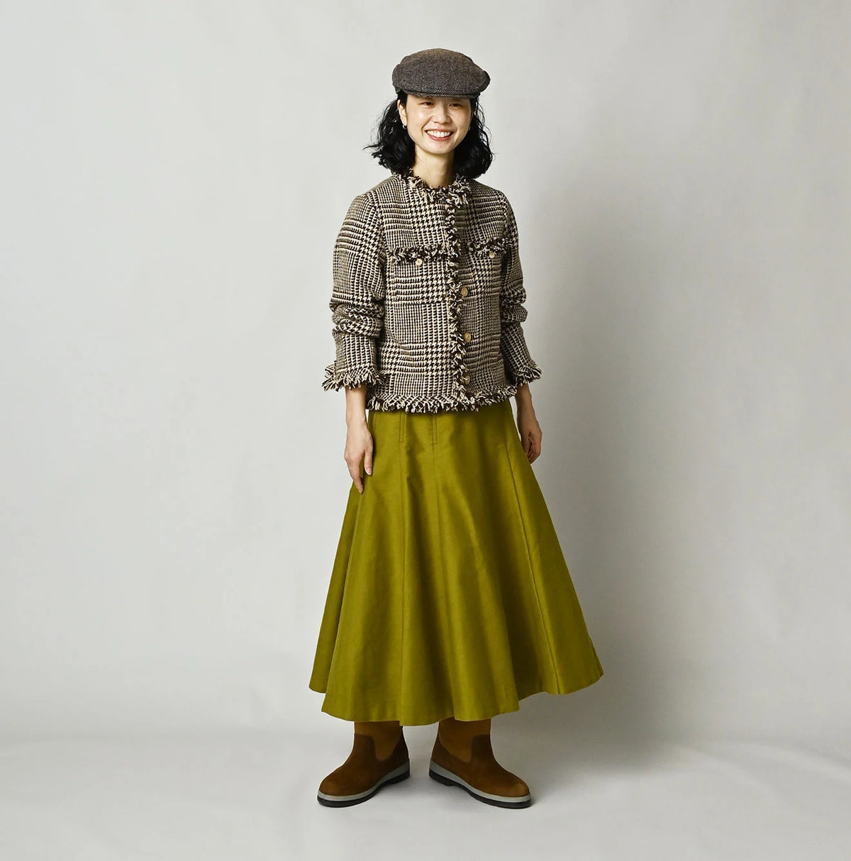 45R Moleskin Souffle Skirt