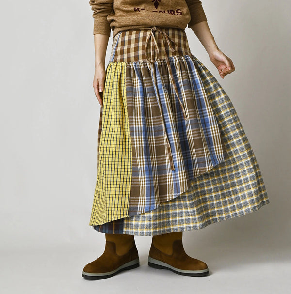 45R Treasure Patchwork Multi Skirt