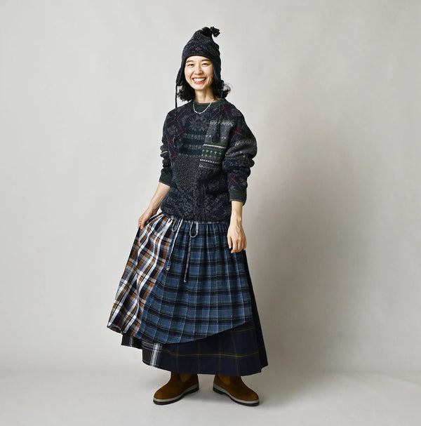 45R Treasure Patchwork Multi Skirt