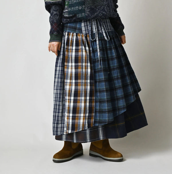 45R Treasure Patchwork Multi Skirt