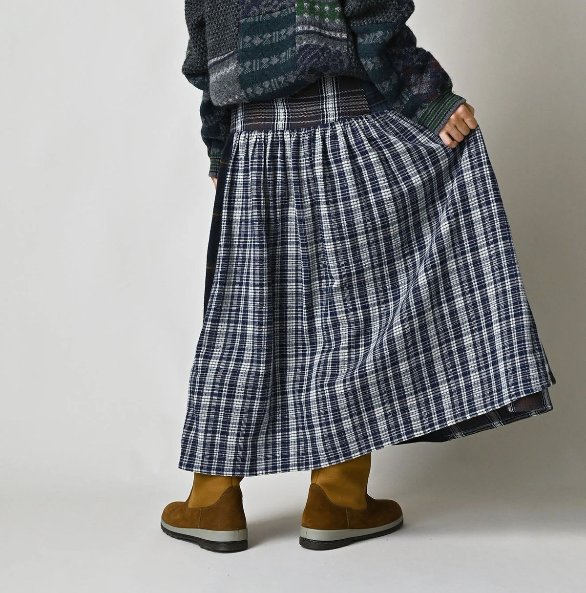 45R Treasure Patchwork Multi Skirt