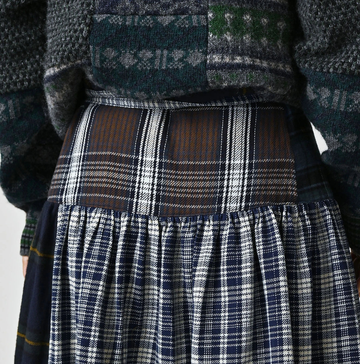 45R Treasure Patchwork Multi Skirt