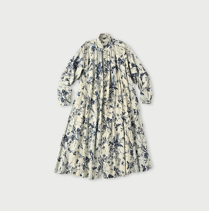 Indigo Umii Sarasa Kushukushu Dress