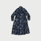 Indigo Umii Sarasa Kushukushu Dress