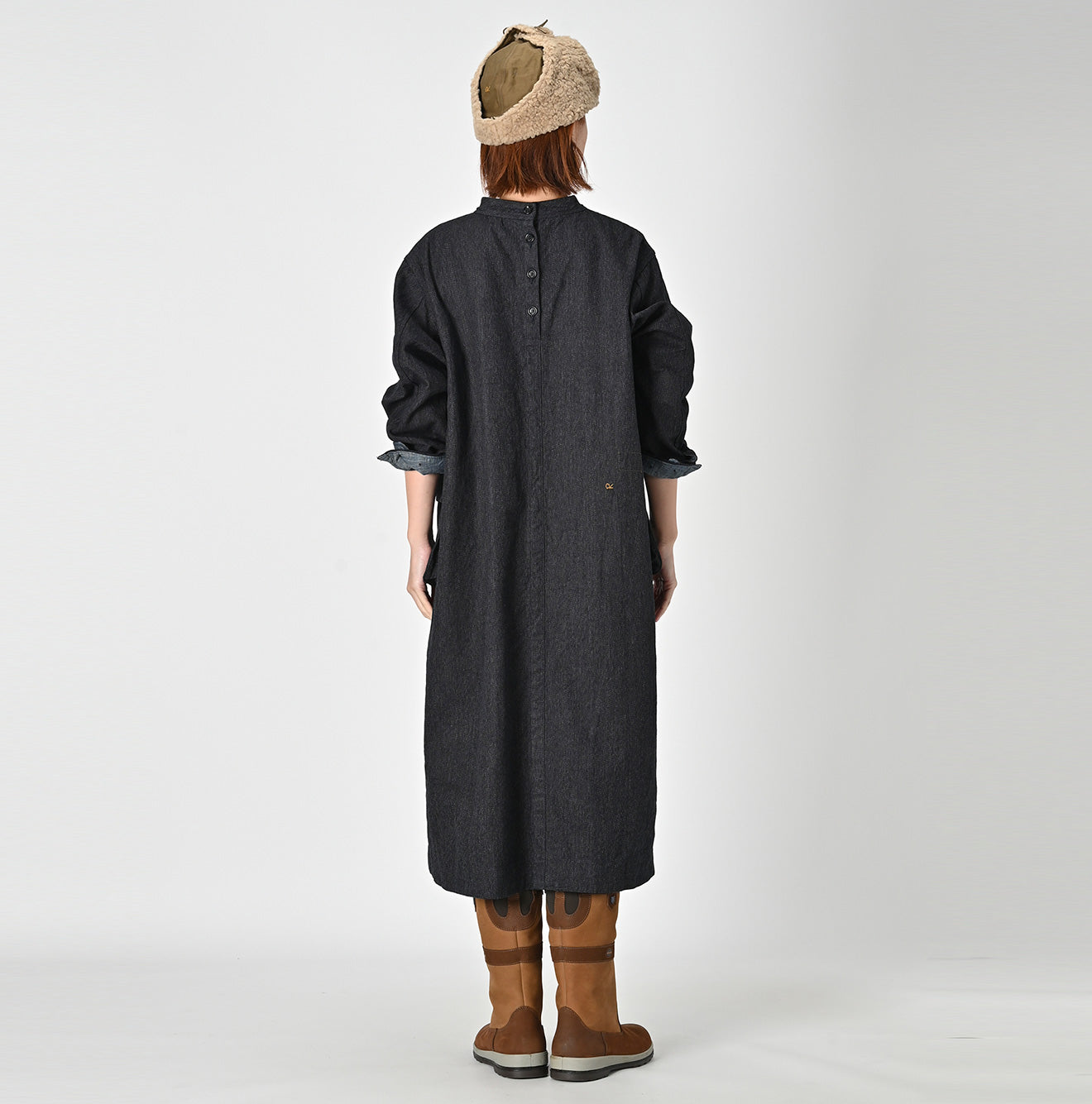 Indigo Yorimoku Kersey Sail Dress