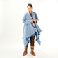 45R Merino Long Poncho