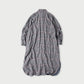 45R Indigo Double Woven Big Shirt-dress