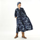 45R Indigo Khadi Noa Flower Cachecoeur Dress