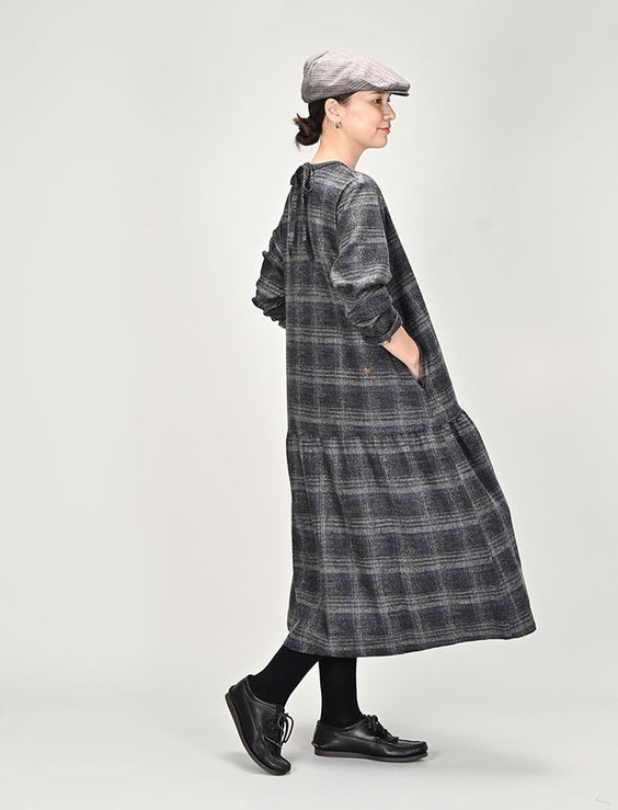 Jersey Flannel Dress