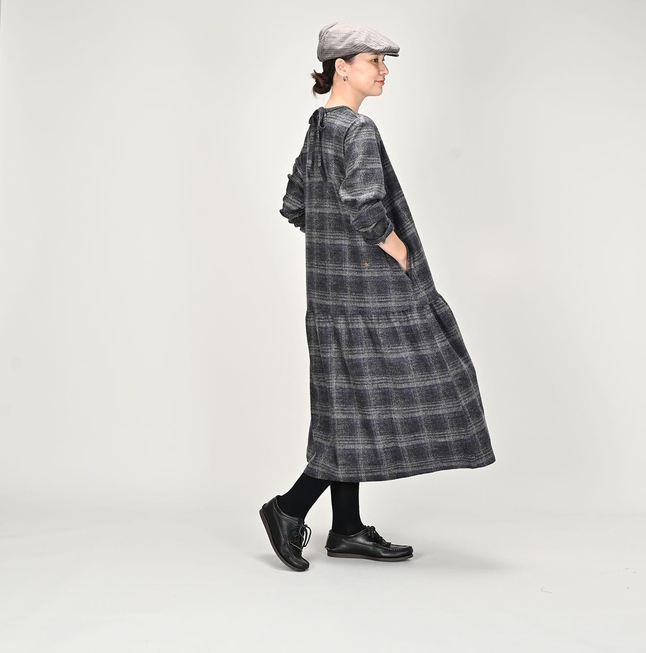 45R Jersey Flannel Dress