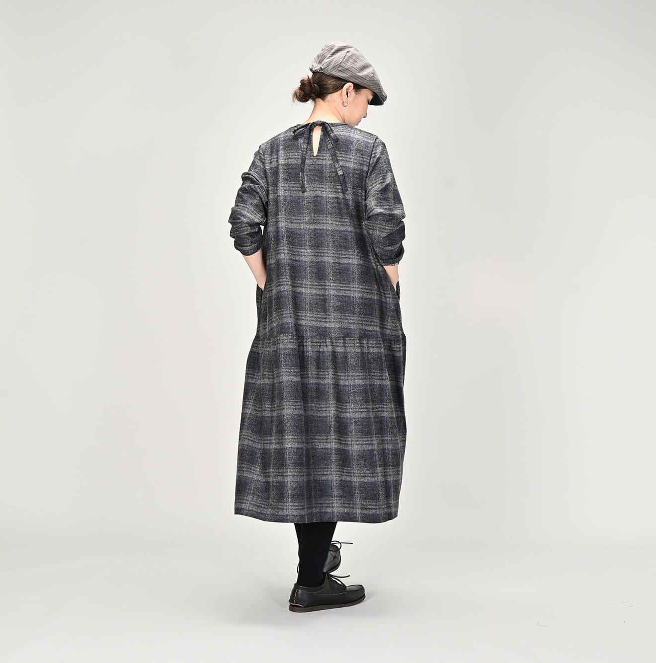 45R Jersey Flannel Dress