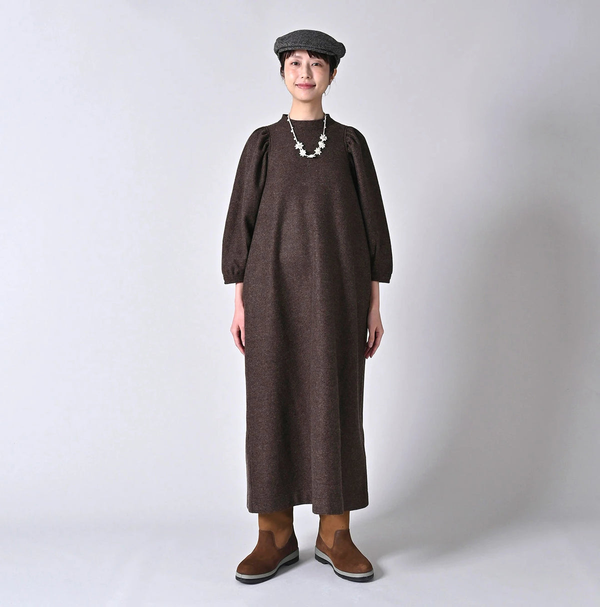 45R Jersey Flannel Dress