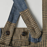 45R Indigo Flannel Apron Jumper Skirt