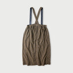45R Indigo Flannel Apron Jumper Skirt