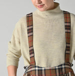 45R Indigo Flannel Apron Jumper Skirt