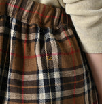 45R Indigo Flannel Apron Jumper Skirt