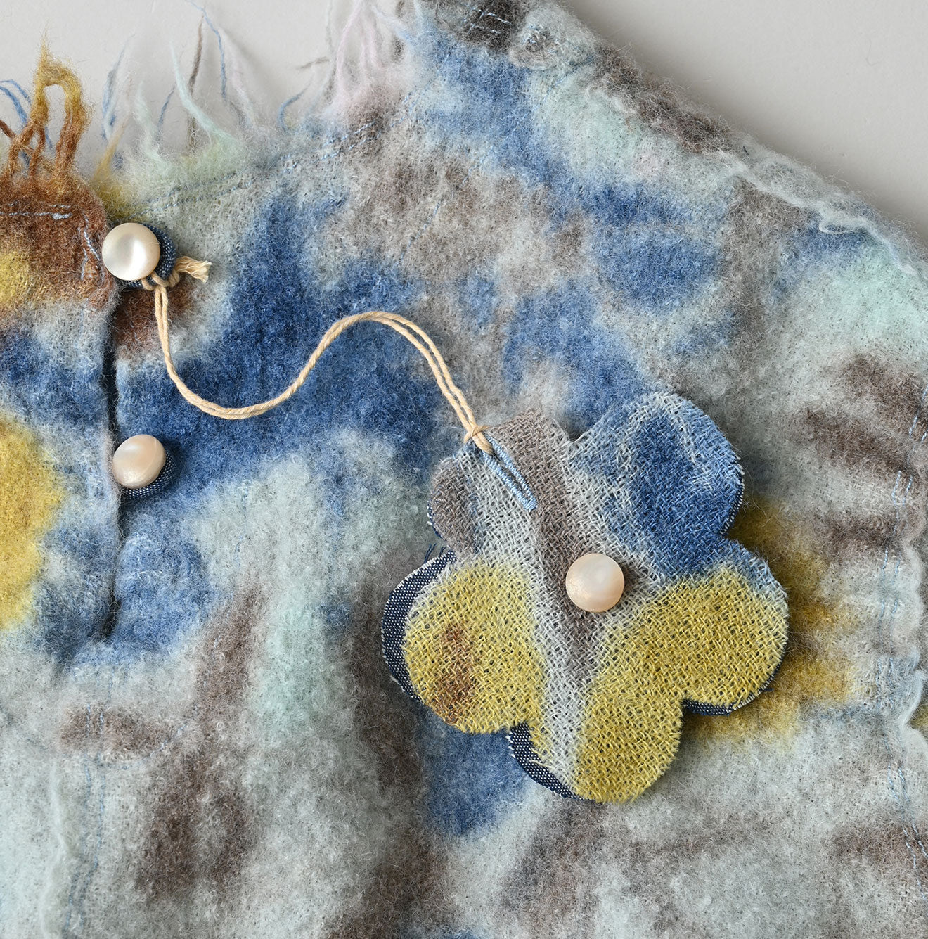 45R Felted Jardin Dress