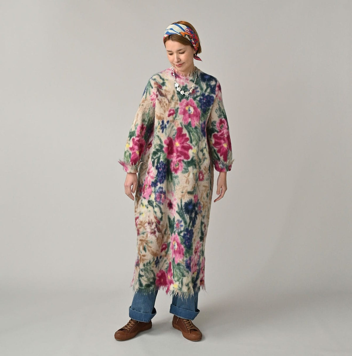 45R Felted Jardin Dress