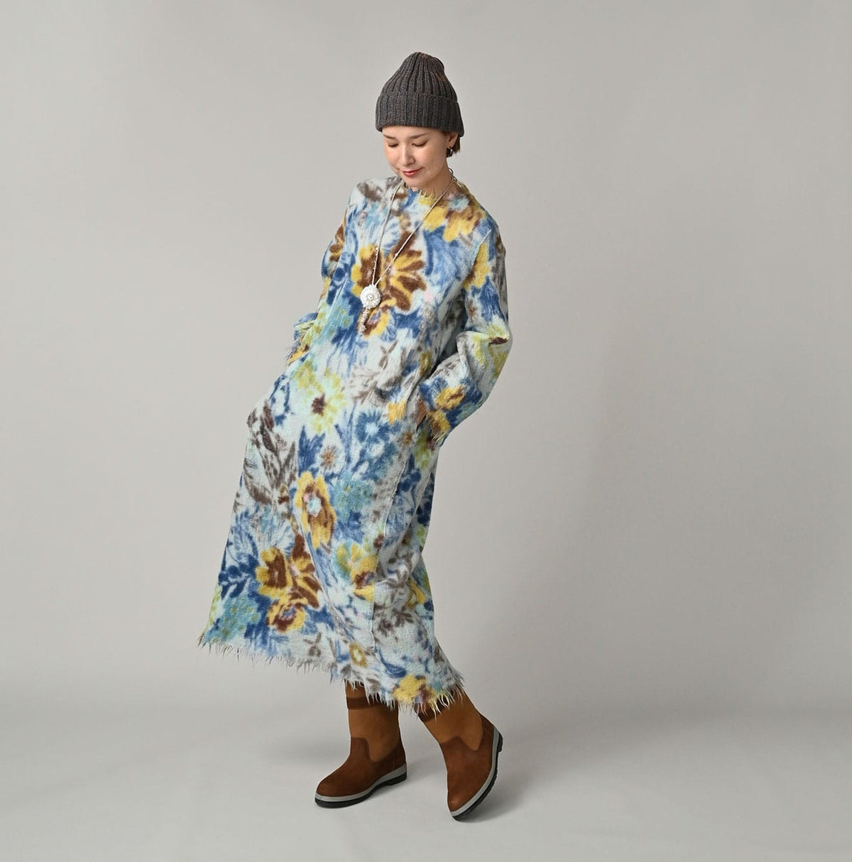 45R Felted Jardin Dress