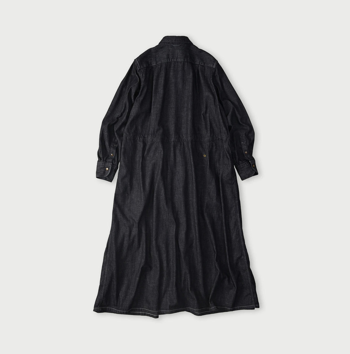 45R 45 Petit Denim Tuck Shirt Dress Nou