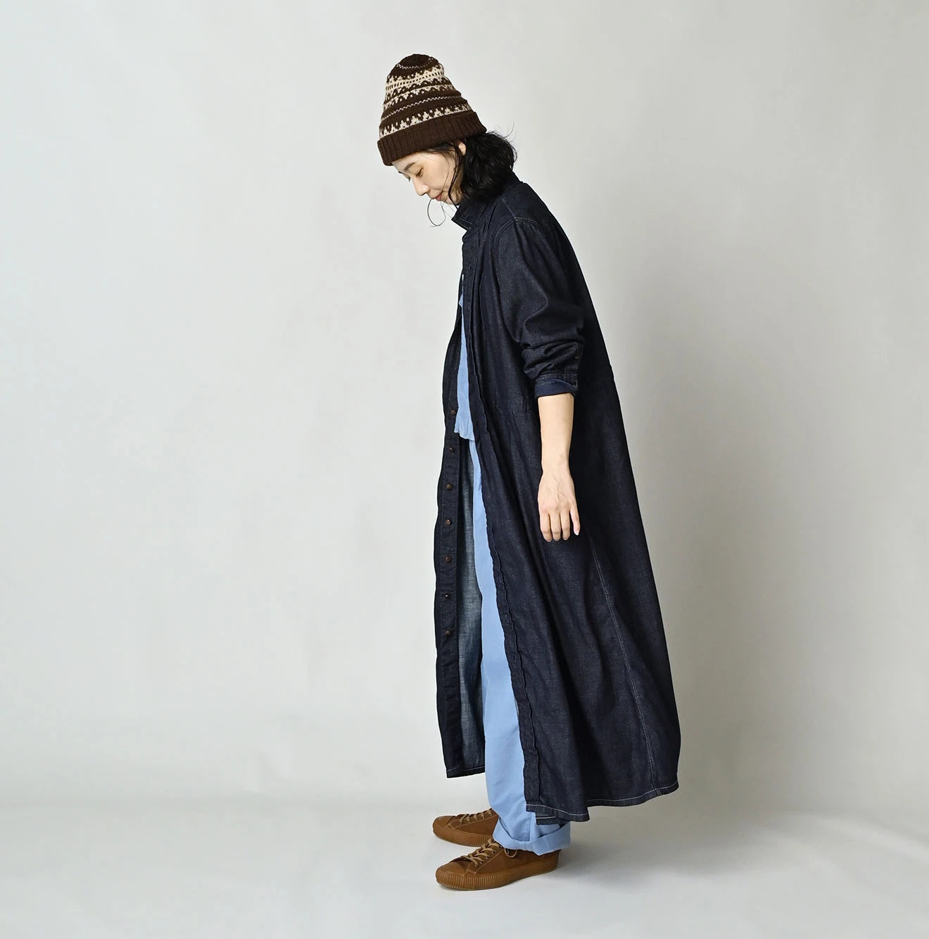 45 Petit Denim Tuck Shirt Dress Nou | 45R Official Online Store